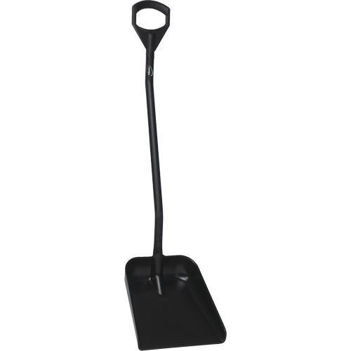 Pelle ergonomique &agrave; grande lame, Longueur de 51", Plastique, Noir Planification Entrepots Molloy