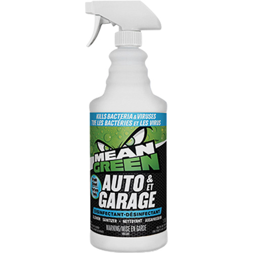 D&eacute;sinfectant pour lautomobile et le garage Mean Green, 1,18 L, Bouteille &agrave; g&acirc;chette Planification Entrepots Molloy