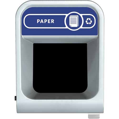 Configure Paper Waste Container, Bulk/Curbside/Deskside, Steel, 33 US gal. Planification Entrepots Molloy