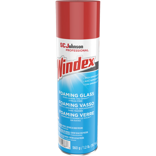 Windex&reg; Foaming Glass Cleaner, 560 g, Aerosol Can Planification Entrepots Molloy