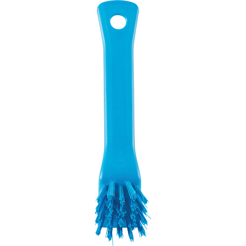 Brush with Scraping Edge, Stiff Bristles, 6" Long, Blue Planification Entrepots Molloy