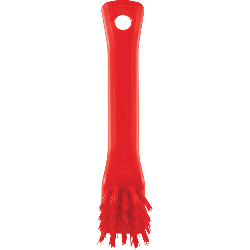 Brush with Scraping Edge, Stiff Bristles, 6" Long, Red Planification Entrepots Molloy