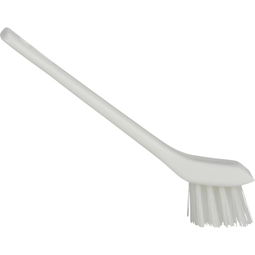 Brush with Scraping Edge, Stiff Bristles, 6" Long, White Planification Entrepots Molloy
