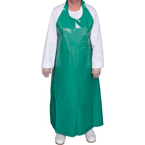 Top Dog 6 Mil. Apron, Polyurethane, 45" L x Green Planification Entrepots Molloy