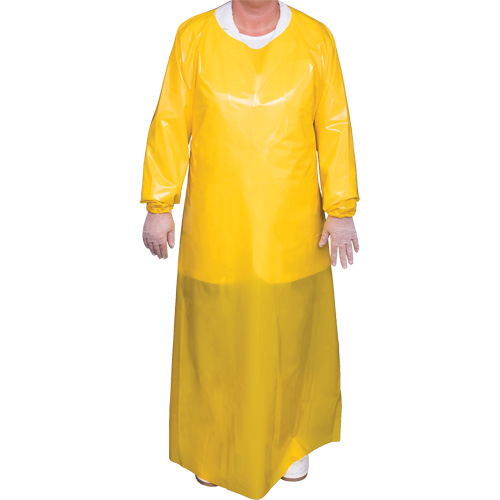 Blouse Top Dog de 6 mil, Grand, Jaune, Polyur&eacute;thane Planification Entrepots Molloy
