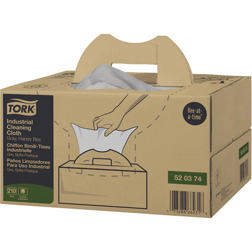 Chiffon de nettoyage industriel, Tout usage, 16-3/8" lo x 14" la Planification Entrepots Molloy