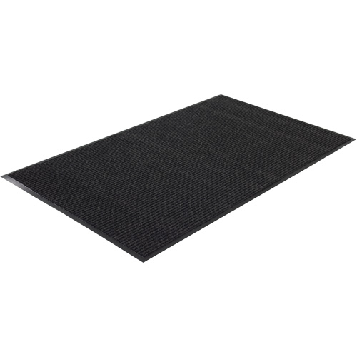 Twin Rib Matting, Wiper/Scraper, 4' x 6' x 1/4", Charcoal Planification Entrepots Molloy