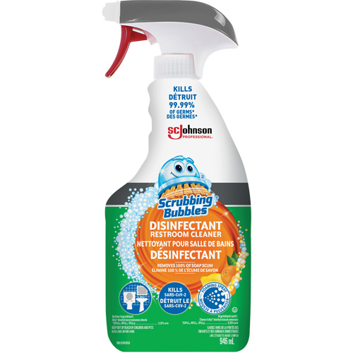 Nettoyant d&eacute;sinfectant pour toilette Scrubbing Bubbles, 32 oz, Bouteille &agrave; g&acirc;chette Planification Entrepots Molloy