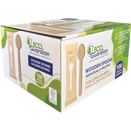 Individually Wrapped Wooden Spoons Planification Entrepots Molloy
