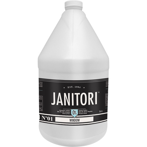 Janitori 01 Window Cleaner, 4 L, Jug Planification Entrepots Molloy