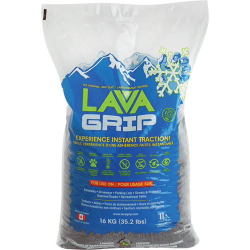 LavaGrip Traction-Aid, Container Size 35.3 lbs. (16 kg), Bag Planification Entrepots Molloy