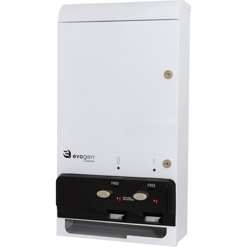 Distributeur double de tampons & serviettes EvoGen EV-1 Planification Entrepots Molloy