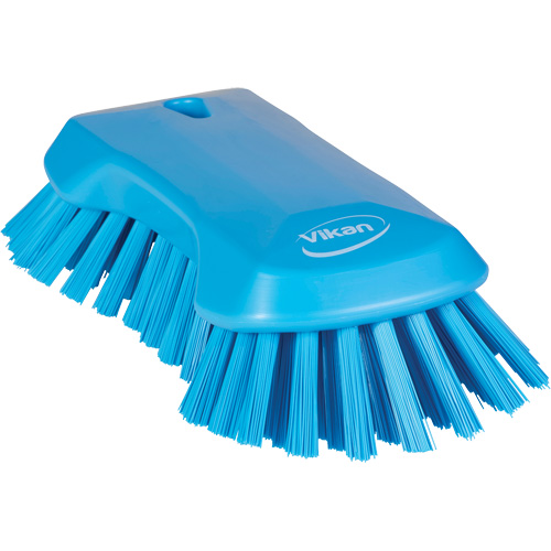Brosse &agrave; main, Soies Tr&egrave;s ferme, Longueur de 9-1/10", Bleu Planification Entrepots Molloy