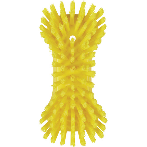 Brosse &agrave; main, Soies Tr&egrave;s ferme, Longueur de 9-1/10", Jaune Planification Entrepots Molloy