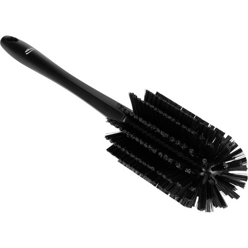 Brosse moyenne avec manche, Soies Ferme, Longueur de 17", Noir Planification Entrepots Molloy