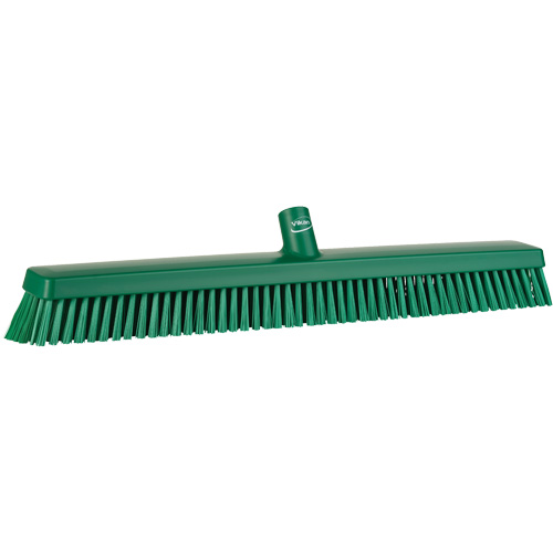 Balai-brosse robuste, Crins Fin/Ferme, 24", Vert Planification Entrepots Molloy