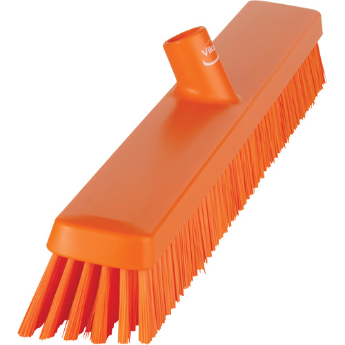 Balai-brosse robuste, Crins Fin/Ferme, 24", Orange Planification Entrepots Molloy