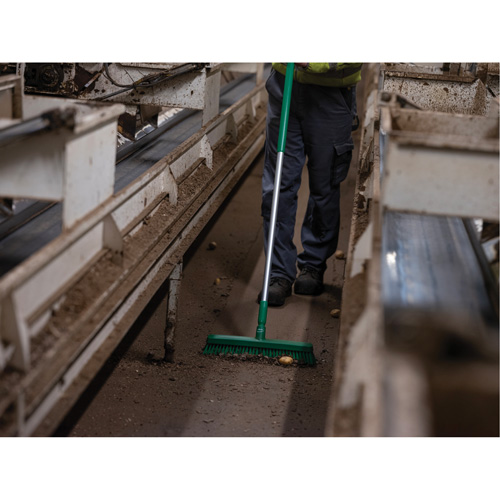 T&ecirc;te de balai-brosse, Crins Fin/Ferme, 16-1/2", Polyester/Polypropyl&egrave;ne, Vert Planification Entrepots Molloy