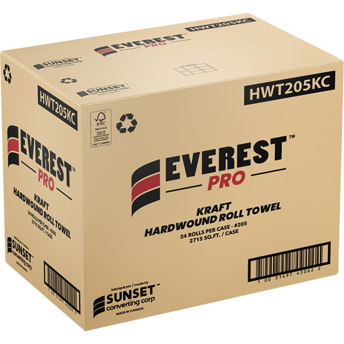 Everest Pro Kraft Hardwound Roll Towels, 1 Ply, Standard Planification Entrepots Molloy