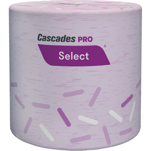 PRO Select&reg; Bathroom Tissue, 1 Ply, 1000 Sheets/Roll, White Planification Entrepots Molloy