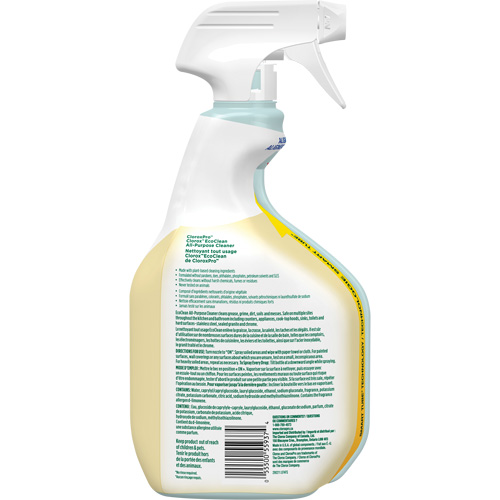 Nettoyant tout usage CloroxPro Clorox EcoClean, 946 ml, Bouteille &agrave; g&acirc;chette Planification Entrepots Molloy