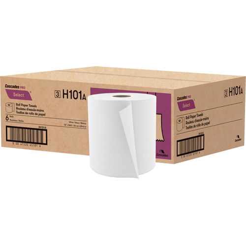 Rouleau de papier essuie-tout PRO Select, 1 pli, Standard, 1000' lo Planification Entrepots Molloy