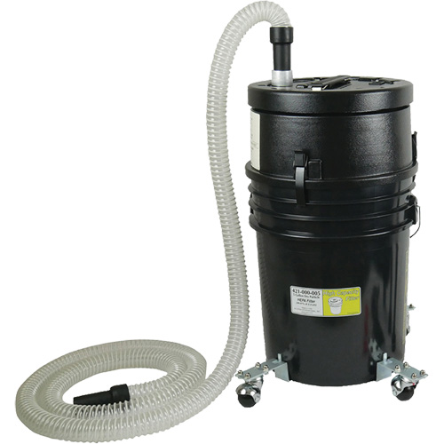 High Capacity HEPA Abatement Vacuum, Dry, 5 US Gal. (18.92 Litres) Planification Entrepots Molloy