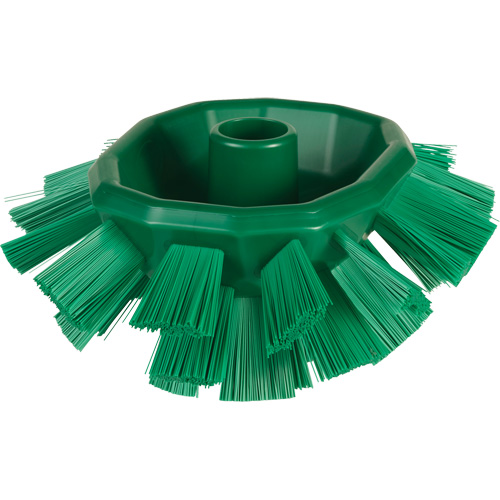 Brosse UST pour cuves, Soies Ferme, Longueur de 7-1/2", Vert Planification Entrepots Molloy