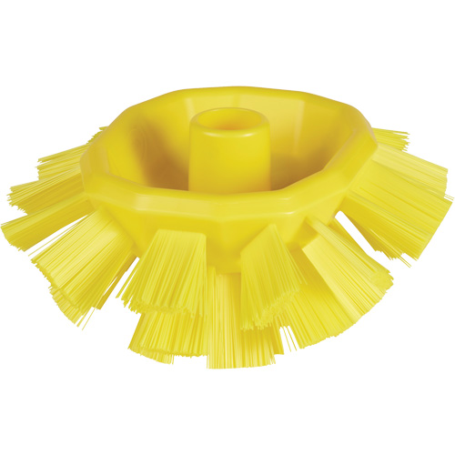 Brosse UST pour cuves, Soies Ferme, Longueur de 7-1/2", Jaune Planification Entrepots Molloy