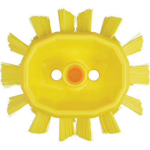 Brosse UST pour cuves, Soies Ferme, Longueur de 7-1/2", Jaune Planification Entrepots Molloy