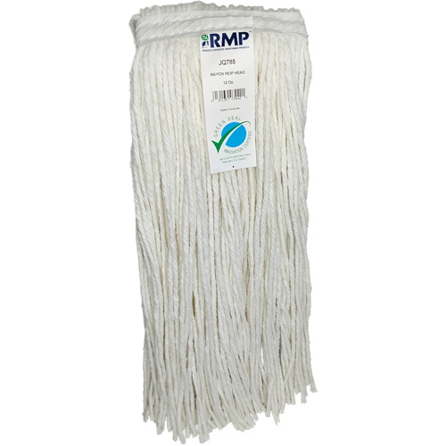 T&ecirc;te de vadrouille &eacute;troite &agrave; 4 plis, Rayonne, 12 oz, Style Coup&eacute; Planification Entrepots Molloy