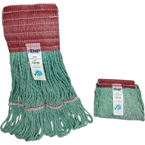 T&ecirc;te de vadrouille &agrave; bande large, Antimicrobien/Finition de plancher/Sp&eacute;cialis&eacute;, Coton/Rayonne/Synth&eacute;tique, Style Boucle Planification Entrepots Molloy