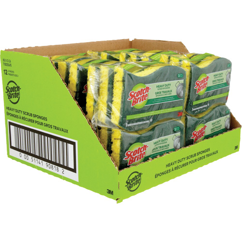 &eacute;ponge &agrave; r&eacute;curer pour les travaux intenses Scotch-Brite, &agrave; r&eacute;curer, 2-3/5" la x 4-2/5" l Planification Entrepots Molloy