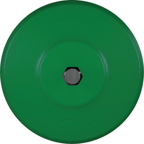 Brosse ronde HyDrive pour perceuse, Soies Tr&egrave;s ferme, Longueur de 3-1/10", Vert Planification Entrepots Molloy