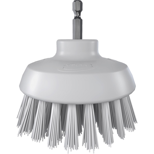 Brosse ronde HyDrive pour perceuse, Soies Tr&egrave;s ferme, Longueur de 3-1/10", Blanc Planification Entrepots Molloy