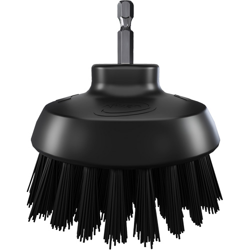 Brosse ronde HyDrive pour perceuse, Soies Tr&egrave;s ferme, Longueur de 3-1/10", Noir Planification Entrepots Molloy