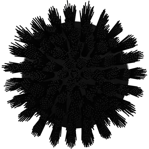 Brosse ronde HyDrive pour perceuse, Soies Tr&egrave;s ferme, Longueur de 3-1/10", Noir Planification Entrepots Molloy