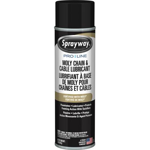 Pro Line Moly Chain & Cable Lubricant, Aerosol Can Planification Entrepots Molloy