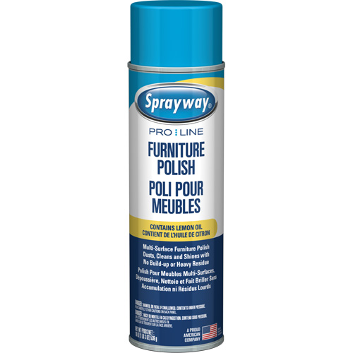 Polissage pour mobilier Pro Line avec huile de citron, 19 oz., Canette a&eacute;rosol Planification Entrepots Molloy