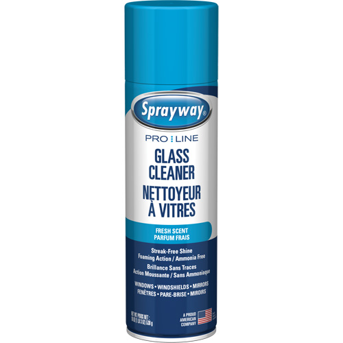 Ammonia-Free Pro Line Glass Cleaner with Fresh Scent, 19 oz., Aerosol Can Planification Entrepots Molloy