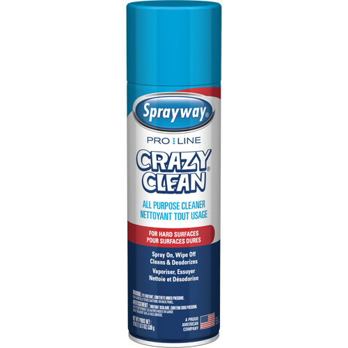 Nettoyant tout usage Pro Line Crazy Clean, 19 oz., Canette a&eacute;rosol Planification Entrepots Molloy