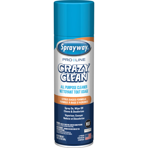 Pro Line Crazy Clean&reg; All Purpose Cleaner, 19 oz., Aerosol Can Planification Entrepots Molloy