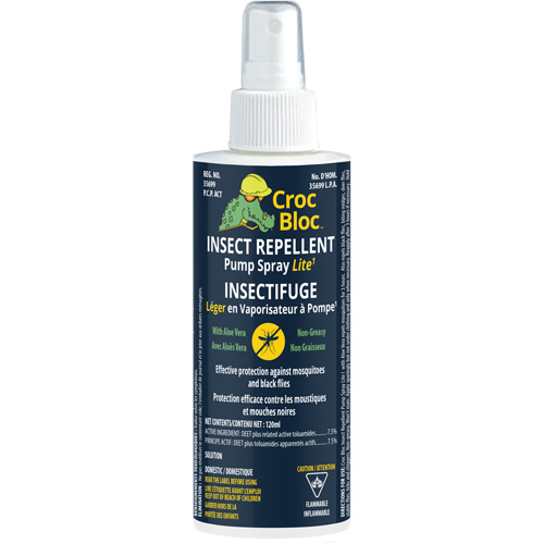 Insectifuge, DEET &agrave; 10 %, Vaporisateur, 40 oz Planification Entrepots Molloy