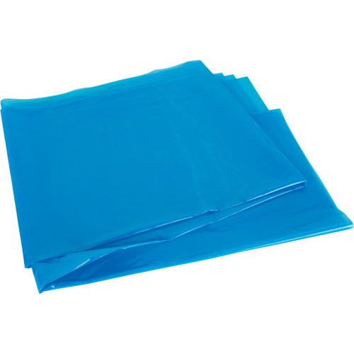 Sacs &agrave; d&eacute;chets de calibre industriel, Fort, 26" la x 36" lo, 0,9 mils, Bleu, Capacit&eacute; 45 L (12 gal.) Planification Entrepots Molloy