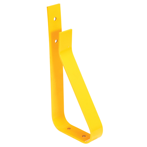 Poteau de garde-corps, Acier, 10-3/4" lo x 24" h, Jaune Planification Entrepots Molloy