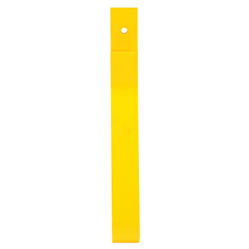 Poteau de garde-corps, Acier, 10-3/4" lo x 24" h, Jaune Planification Entrepots Molloy