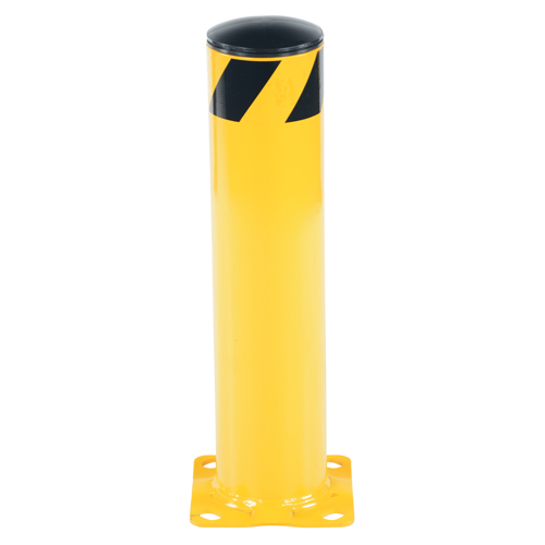 Butoir de s&eacute;curit&eacute;, Acier, 24" h x 5-1/2" la, Jaune Planification Entrepots Molloy