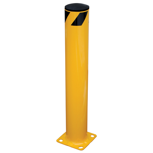 Butoir de s&eacute;curit&eacute;, Acier, 36" h x 5,5" la, Jaune Planification Entrepots Molloy