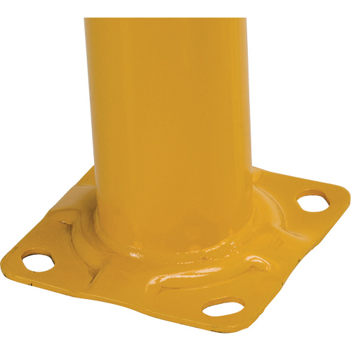 Garde-corps &agrave; profil &eacute;lev&eacute; pour machines, 4' la x 3,5' h, Jaune Planification Entrepots Molloy