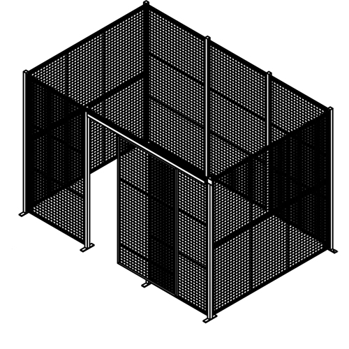 Partitions & cloisons grillag&eacute;e Planification Entrepots Molloy